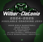 Wilber-Clatonia Coaching Positions Available 2024-2025